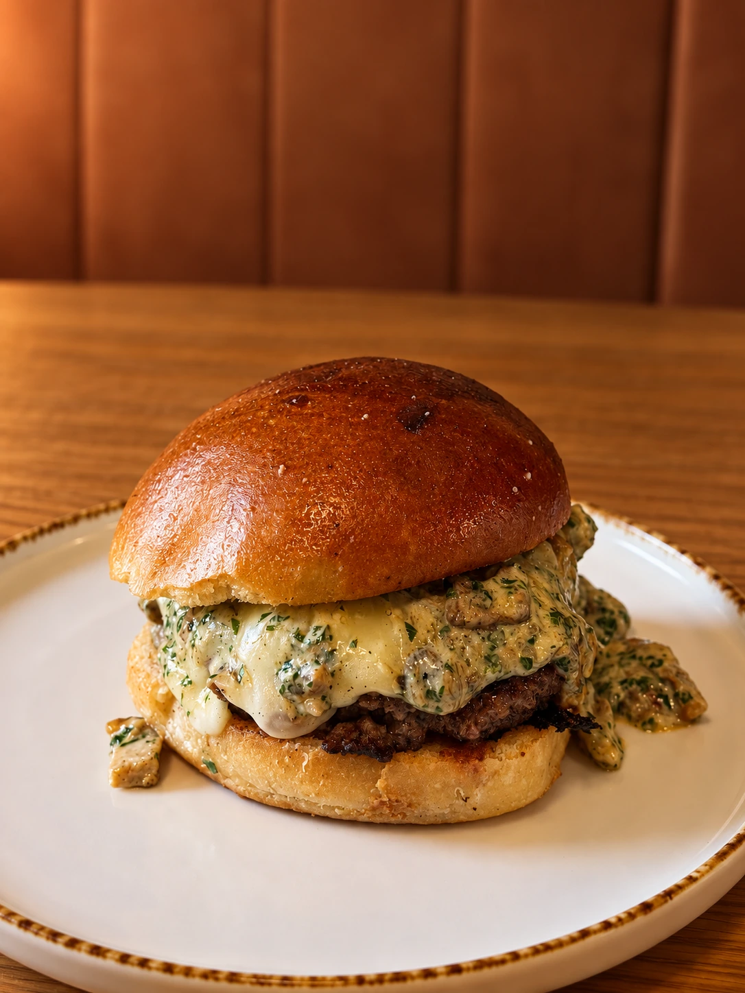 Porcini Burger di Variabile, fotografia ritoccata